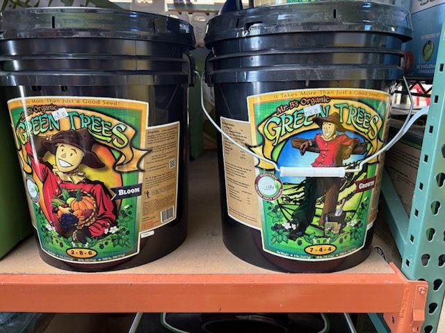 Mr. B's Green Trees Organic Bloom and Growth five-gallon buckets